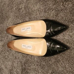 Black Patent Jimmy Choo Heels, sz 39.5